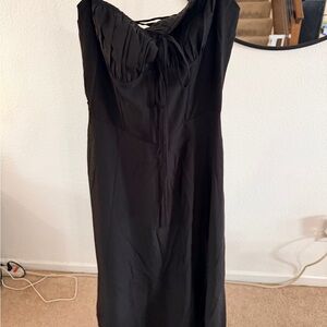 Viral Black TikTok Lace-Up Corset Dress